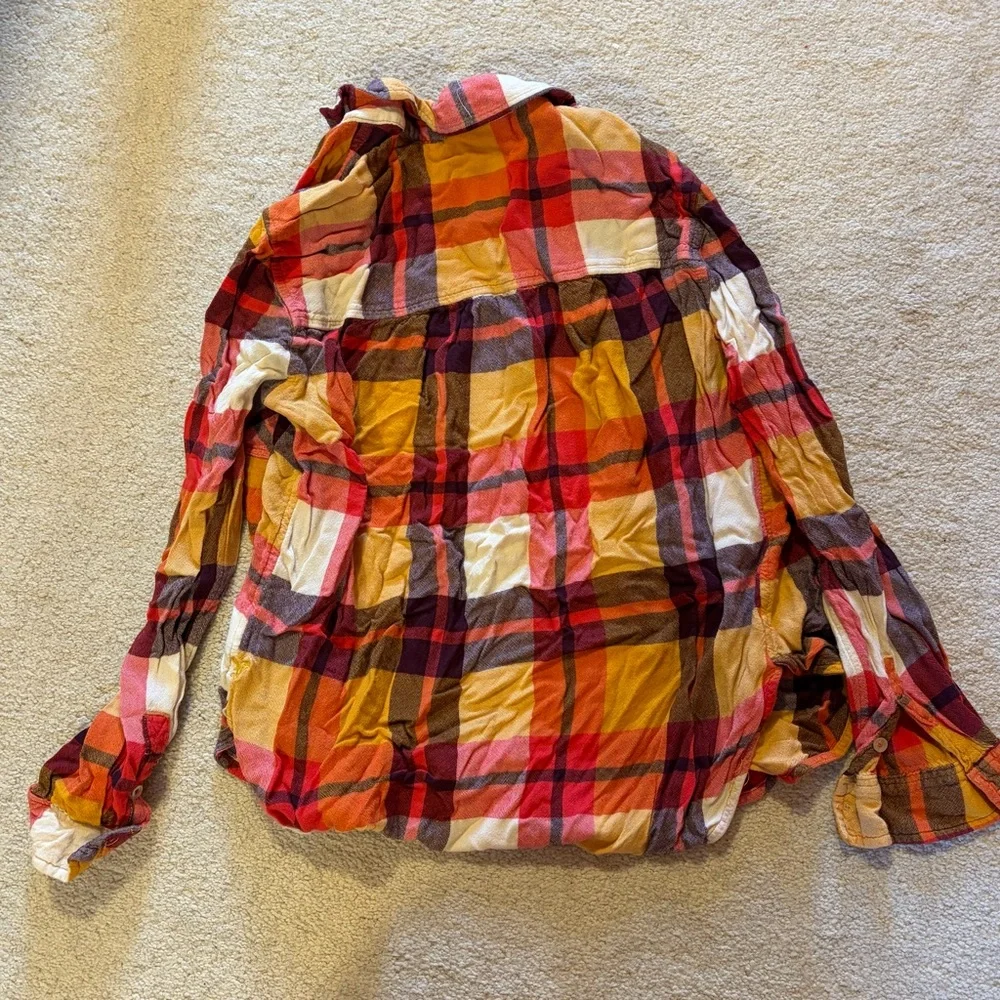 American Eagle Outfitters Multicolor Plaid Shirt - Picture 3 of 3